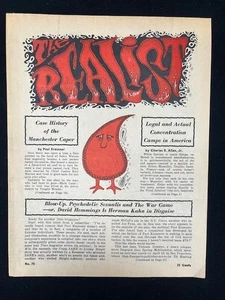 THE REALIST Magazine - No. 75,  June 1967 -- Manchester Caper/Concentration Camp - Imagen 1 de 5