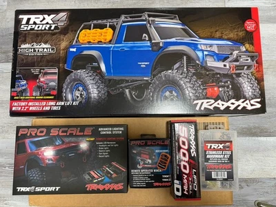 TRAXXAS TRX-4 Sport Crawler High Trail Edition 1:10 RTR Blau mit VOLLAUSSTATTUNG - Bild 1 von 4