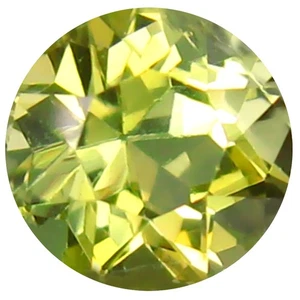 0.49 ct AAA Excellent Round Shape (5 x 5 mm) Fancy Golden Yellow Tanzanite - Imagen 1 de 1