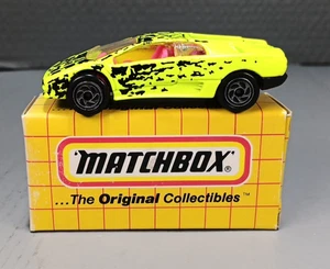 Matchbox MB22 Lamborghini Diablo Yellow/Pink NIB - Picture 1 of 5