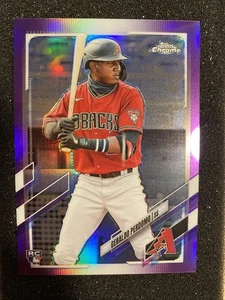 Serie Aggiornamento 2021 Topps Chrome - Geraldo Perdomo #USC66 Viola Rifrattore (RC) - Foto 1 di 2