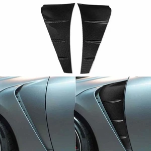 Real Dry Carbon Fiber Front Fender Side Vent Cover For Lexus RC F Sport 2015-18 - Picture 1 of 6