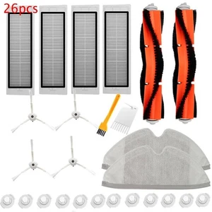 Filter+Main Side Brush+Mops Replacement Fits for Roborock Vacuum Cleaner S5 S6 - Picture 1 of 45