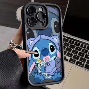 For Various Phone Cute Cartoon Stitch Case ShockProof Back Cover Hot Lovely Girl - Picture 1 of 9