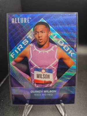 2025 UD Allure SE Quincy Wilson RC First Look Blue Wave /349 #105 - Image 1 of 2
