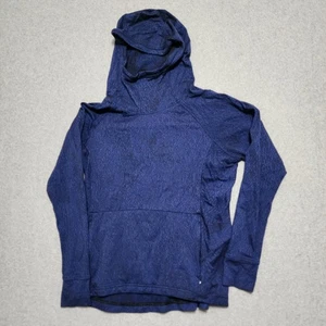 Lululemon Damengröße 8 blau gesprenkelt Hoodie Reißverschlusstaschen Daumenlöcher sportlich - Bild 1 von 11