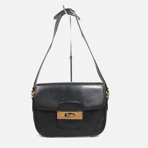 CELINEH Schultertasche Pferdekutsche Logo Vintage Frankreich GEBRAUCHT - Bild 1 von 21
