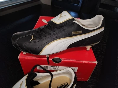 Botas de fútbol de cuero Puma Liga XL SG talla 10 hierba suave 101594 01 Foto 1 de 4