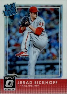 2016 Donruss Optic Holo #63 Jerad Eickhoff RR - BB - Image 1 of 2