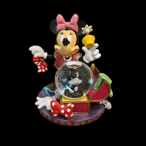 Disney Minnie Mouse Snowglobe collectible Steamboat Minnie costume trunk - Picture 1 of 5