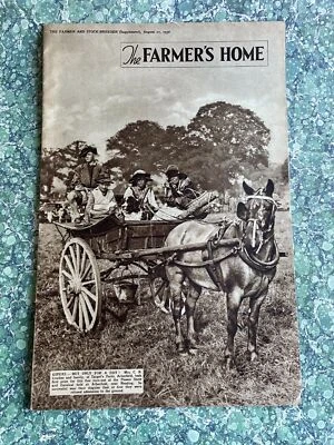 The Farmer's Home Magazine 1936 August 17  Butterfly Farming Eat More Potatoes - Image 1 of 3