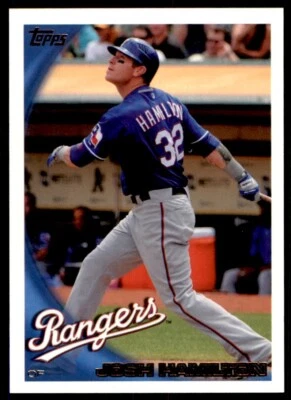 2010 TOPPS #175 JOSH HAMILTON TEXAS RANGERS - Image 1 of 2