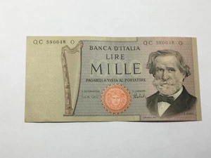 Billet Italie 1000 Lire 1969 (8-38/1) - Imagen 1 de 2