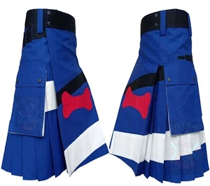 Kilts For Men Puppy Pride Kilt Scottish Handmade Custom Size Kilts for sale - Bild 1 von 6