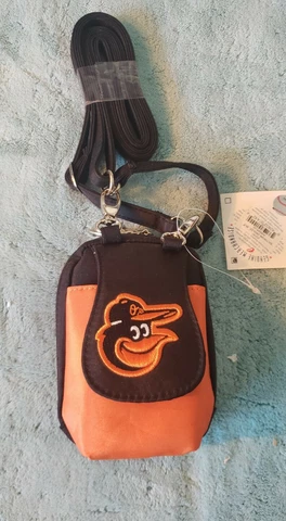 Baltimore Orioles MLB Purse Plus Touch Phone  ID Wallet Charm over shoulder Bag Cover