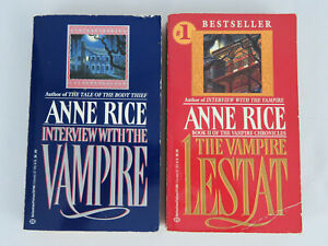 Anne Rice Vampire PB Lot  - 'Interview With The Vampire'  & 'The Vampire Lestat'