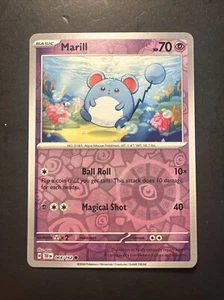 2023 Pokémon Temporal Forces Marill 64 /165 Reverse Holographic Holo Foil - Picture 1 of 2