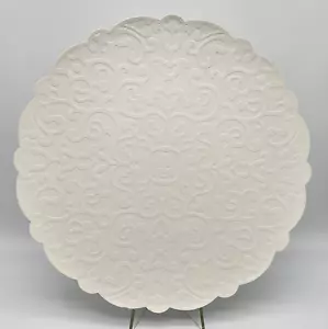Alessi Round White Serving Tray 35cm Enamelled Metal Marcel Wanders 2011 NO BOX - Picture 1 of 9