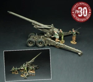 Figarti A38029ADN esercito americano lungo 155 mm Tom artiglieria pesante pezzo e 4 equipaggio e munizioni - Foto 1 di 12