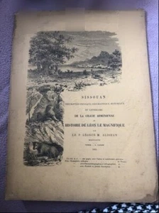 Cilicie Armenia Sissouan Leon Magnifique History Engravings Book 1885 Very Rare - Picture 1 of 3