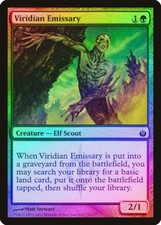 Viridian Emissary FOIL Mirrodin Besieged NM Green Common MAGIC CARD ABUGames