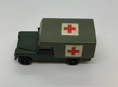 Vintage 70s Corgi Juniors Whizz Wheels Land Rover Army Med Truck GT Britain - Image 1 of 4