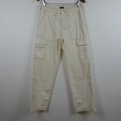 True Religion Military Cargo Pants Womens Size 27x32 Off White Pockets - Image 1 of 4