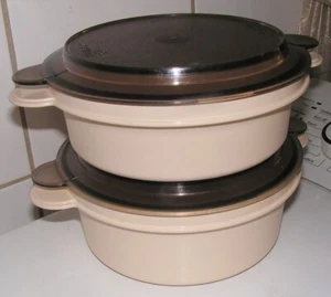 Tupperware - Microwave200 Kasserollen-Set 1 L + 750 ml - Rarität !! - Bild 1 von 3