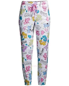 Care Bears Pajamas Pants Womens Size S-XL Joggers 80's Retro Toy Friends NWT NEW - Picture 1 of 5