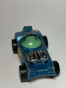 Tootsie Spielzeug Super Slicks Blau Doppelwelle Auto Diecast 1970er Jahre - Bild 1 von 5
