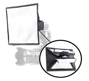 Movo MP-LB7 9x12 / 9” x 12” Speedlight Fabric Flash Softbox Diffuser Fits Most - Picture 1 of 5
