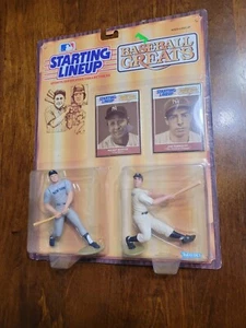 Startaufstellung Mickey Mantle & Joe Dimaggio 1989 neu in Verpackung - Bild 1 von 7