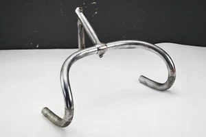 CINELLI MILANO #14 STEEP PISTA/ TRACK VINTAGE BICYCLE 380MM HANDLEBAR & STEM SET - Picture 1 of 13