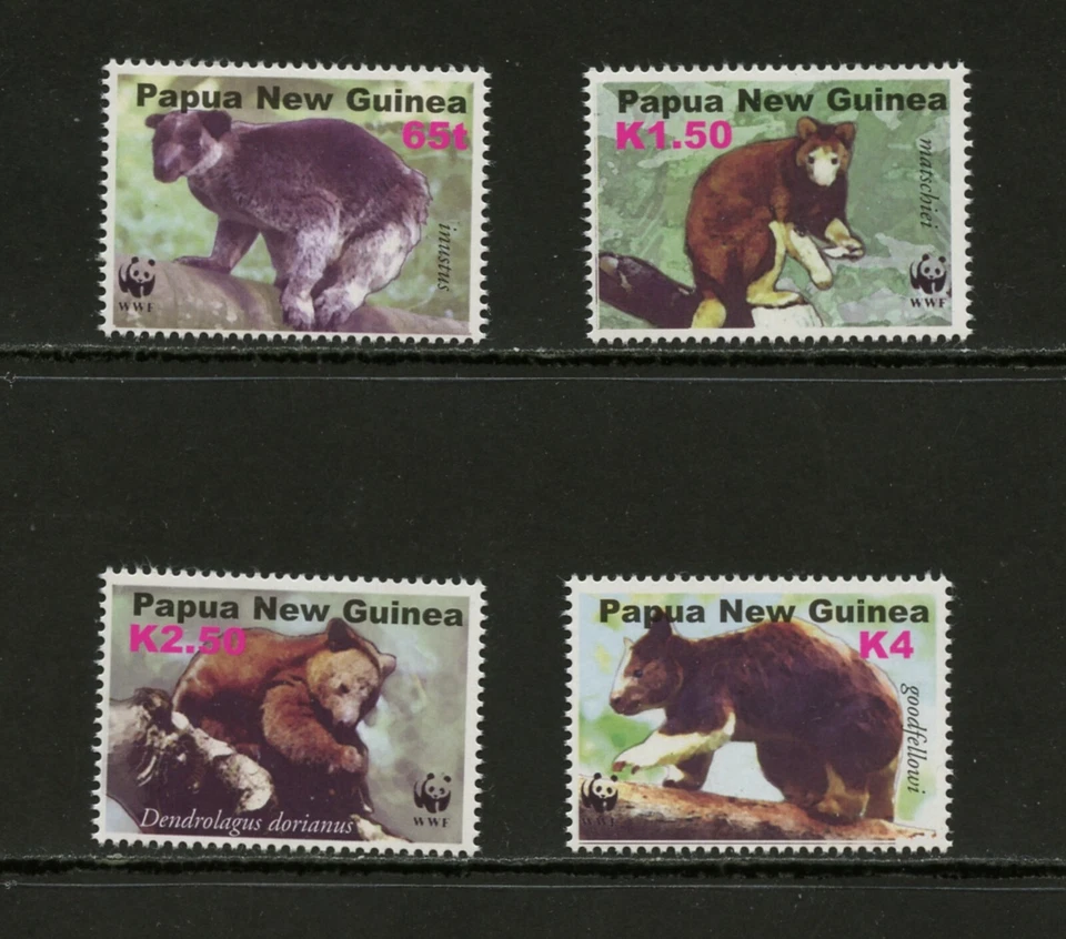 I114 Papúa Nueva Guinea 2003 fauna árbol canguro 4v.  MNH Foto 1 de 1