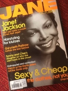 1998 JANE magazine JANET JACKSON Ian Somerhalder CHER Chaz *RARE* - Picture 1 of 2