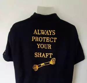 Rude Farmer Protect POLO SHIRT FARM SAFTEY MASSEY HOLLAND CASE AGRICULTURAL - Picture 1 of 6