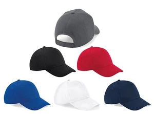 Beechfield Ultimate Cappello Da Baseball A 6 Pannelli Con Visiera Curva - Foto 1 di 8