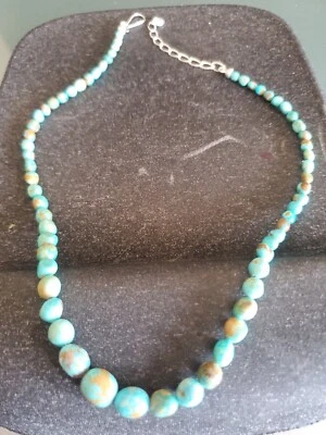 Jay King Silver 925 Turquoise Beads 18" Necklace NWOT  - Image 1 of 4
