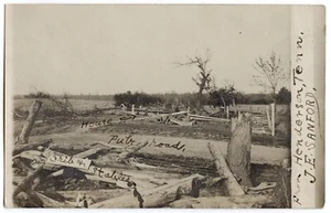 Tornado Wreckage Henderson Tennessee 1909 Real Photo Postcard - Picture 1 of 3
