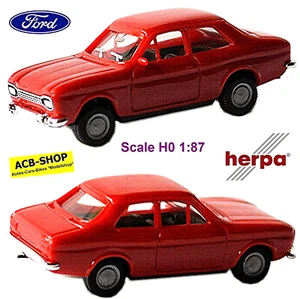 Ford Escort ’68 Mk I Sedán 1967-74 Rojo 1:87 Herpa 022767 - Imagen 1 de 4