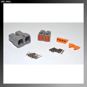 2 x Deutsch DTM 6-Pin Connector Kit 20-22AWG Solid Contacts (Made in USA) - Foto 1 di 3