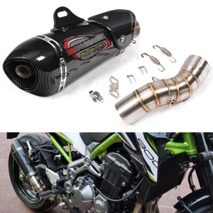 For Kawasaki Z900 2017-2019 Exhaust Pipe Motorcycle 51mm Muffler Silencers Tips - Picture 1 of 12