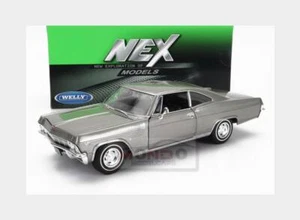 1:24 WELLY Chevrolet Impala Ss 396 Coupe 1965 Grey Met WE22417W-GRY Modellbau - Bild 1 von 2