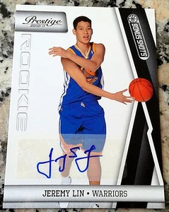 JEREMY LIN 2010 Prestige Auto SP Rookie Card RC 44/99 New Taipei Kings🔥🔥🔥$$$ - Picture 1 of 2