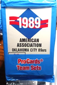1989 ProCards Minor League Baseball Card Team - Oklahoma City 89ers Sealed New - Picture 1 of 3