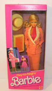 Vintage 1984 MATTEL Day-to-Night Barbie Fashion Doll, #7929 NRFB sigillato - Foto 1 di 9