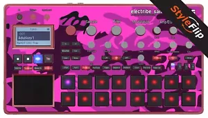 Korg Electribe Campionatore | Rosa Mimetico | Decalcomania Protettiva | Pelli StyleFlip - Foto 1 di 1