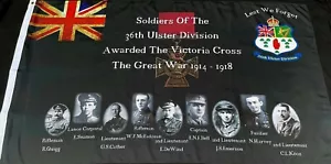 Various 36th Ulster Division Flags 5ft by 3ft/British/Army/Rangers/Loyalist/ - Picture 1 of 14