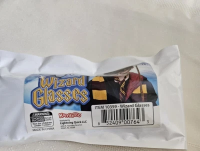 Harry Potter Wizard Glasses Cosplay Costume Eyeglasses Black NIP - Image 1 of 4