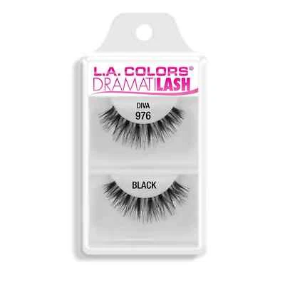 LA Colors Dramatilash False Eyelashes, 976 Diva - 12 PACK - Image 1 of 3